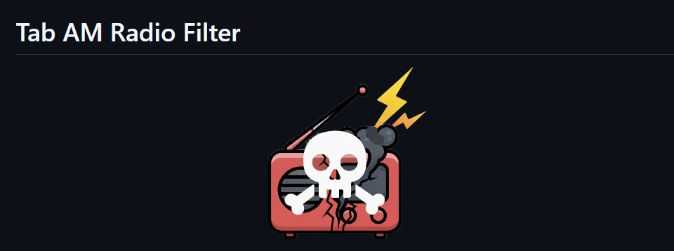 Tab AM Radio Filter preview